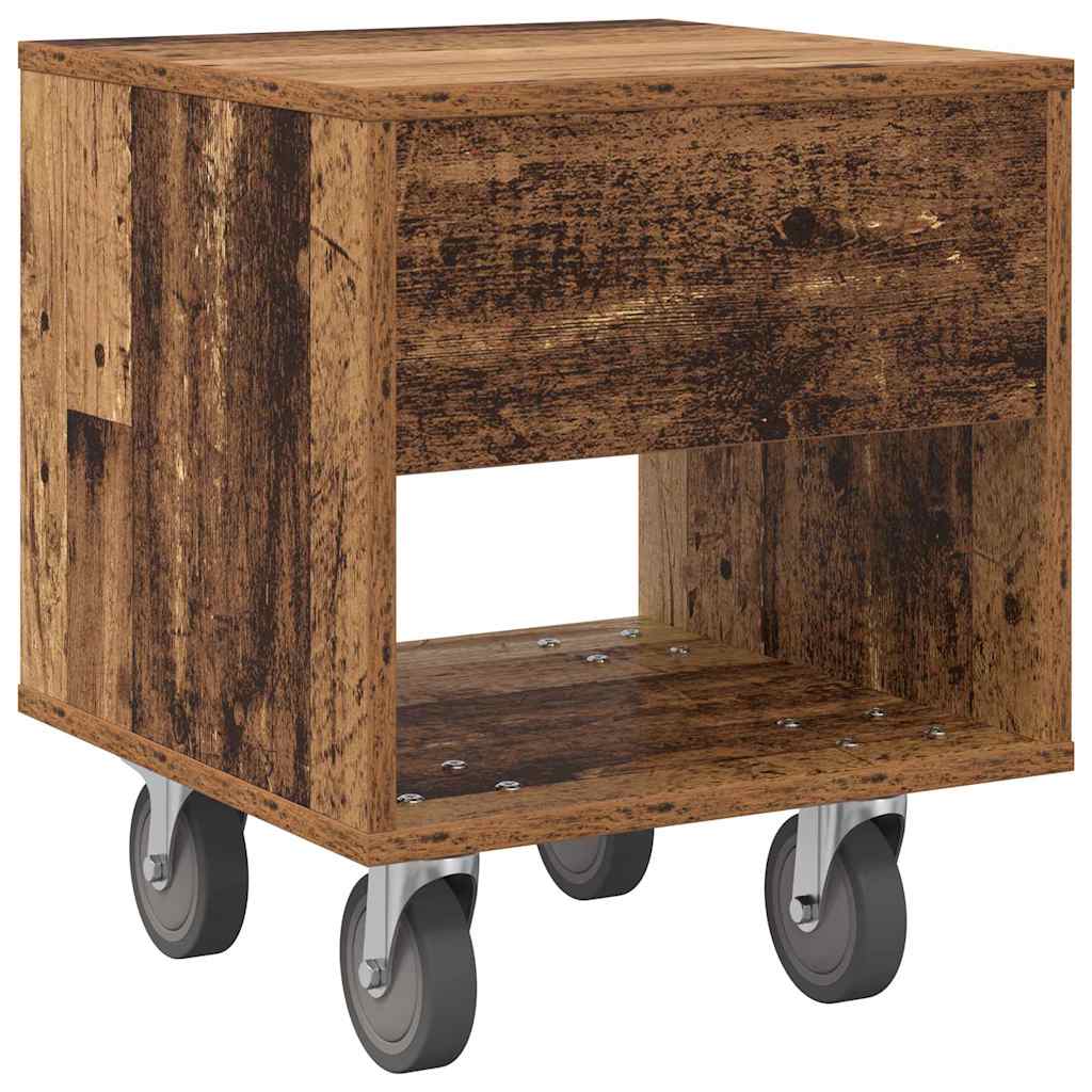 Table de chevet 2 pcs Bois ancien 40,5 x 40 x 48 cm - XIOS