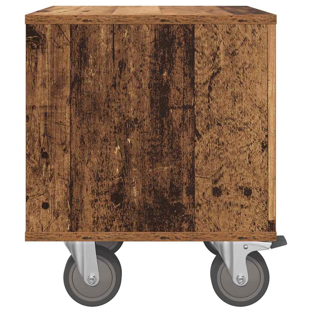 Table de chevet 2 pcs Bois ancien 40,5 x 40 x 48 cm - XIOS