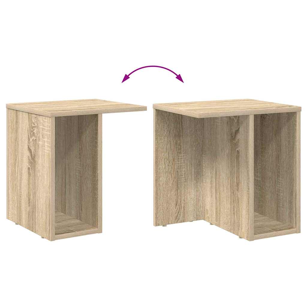 Table d'appoint Chêne Sonoma 37 x 32 x 40 cm Bois d'ingénierie - XIOS