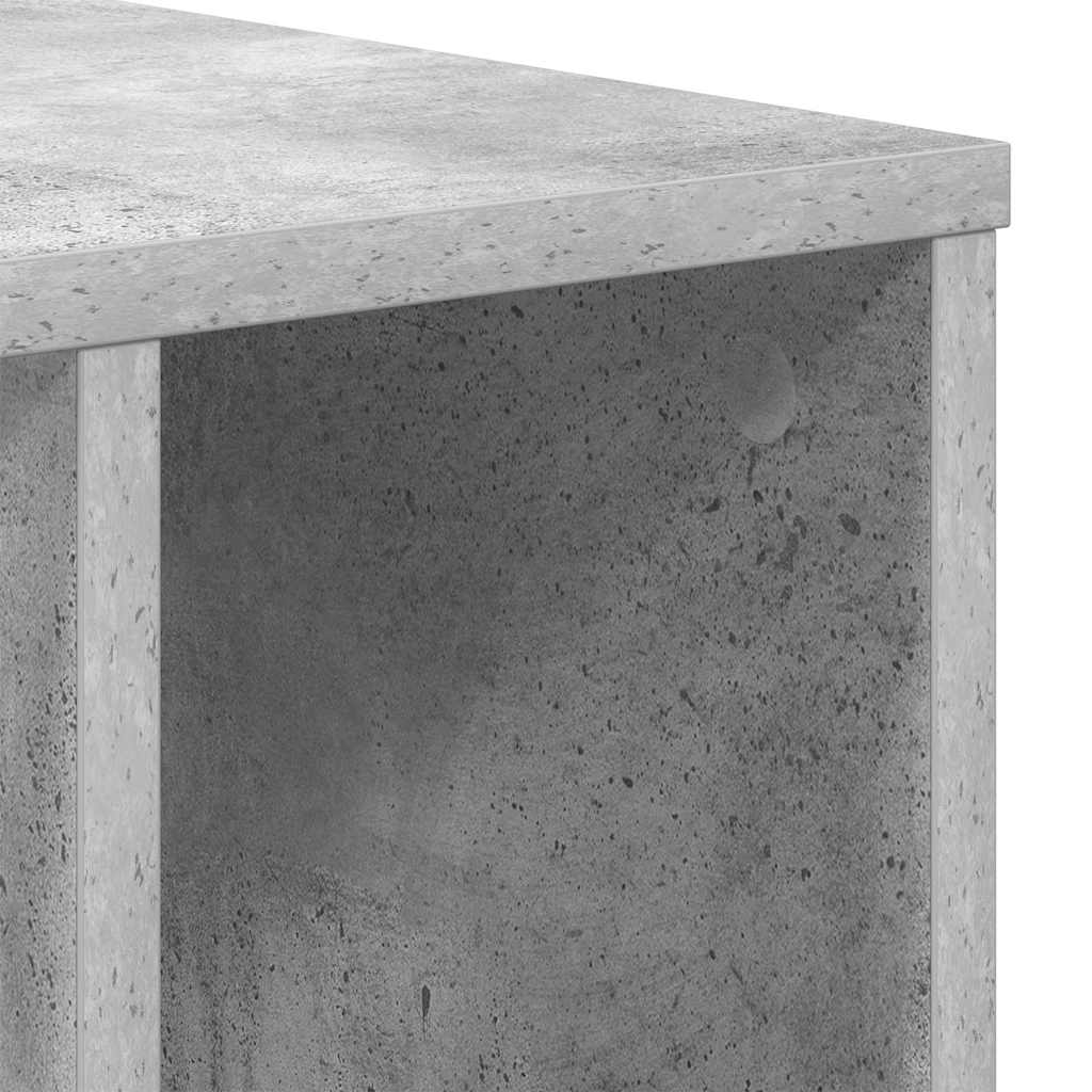Table d'appoint Gris béton 37 x 32 x 40 cm Bois d'ingénierie - XIOS