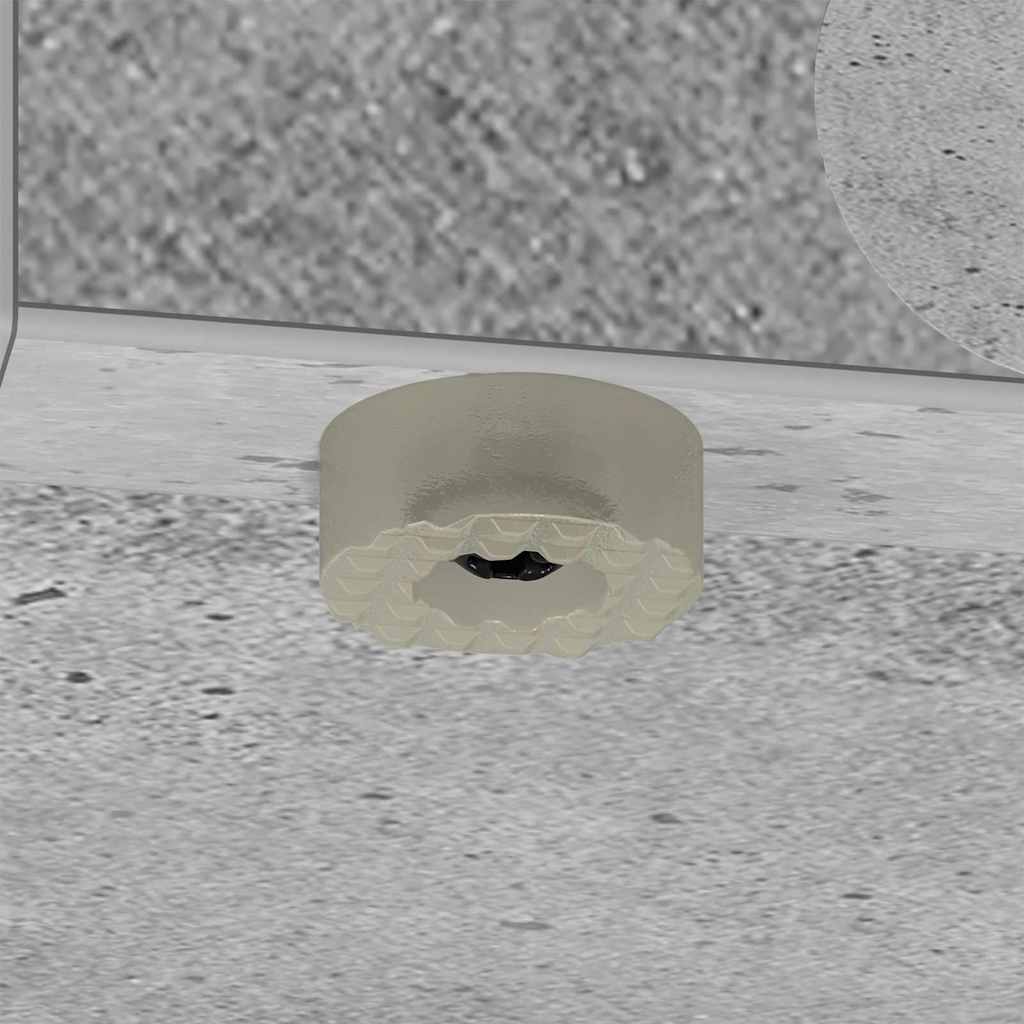 Table d'appoint 2 pcs Gris béton 37 x 32 x 40 cm - XIOS