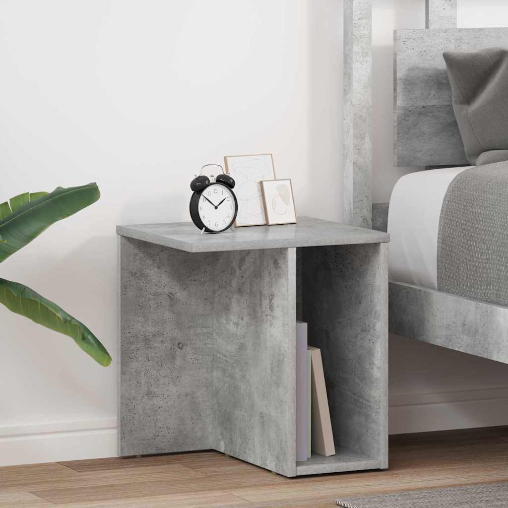 Table d'appoint 2 pcs Gris béton 37 x 32 x 40 cm - XIOS