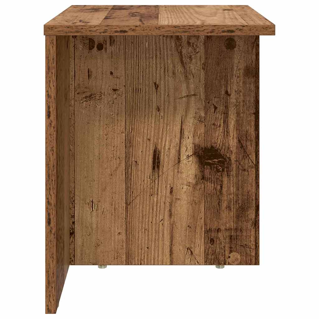 Table d'appoint Bois ancien 37 x 32 x 40 cm Bois d'ingénierie - XIOS