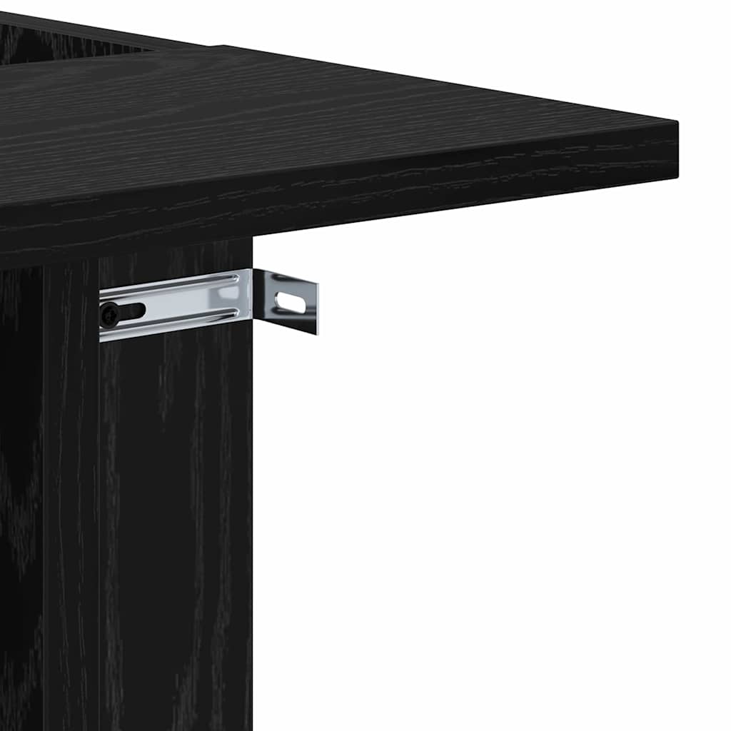 Table d'appoint Chêne noir 35 x 40 x 55 cm Bois d'ingénierie - XIOS