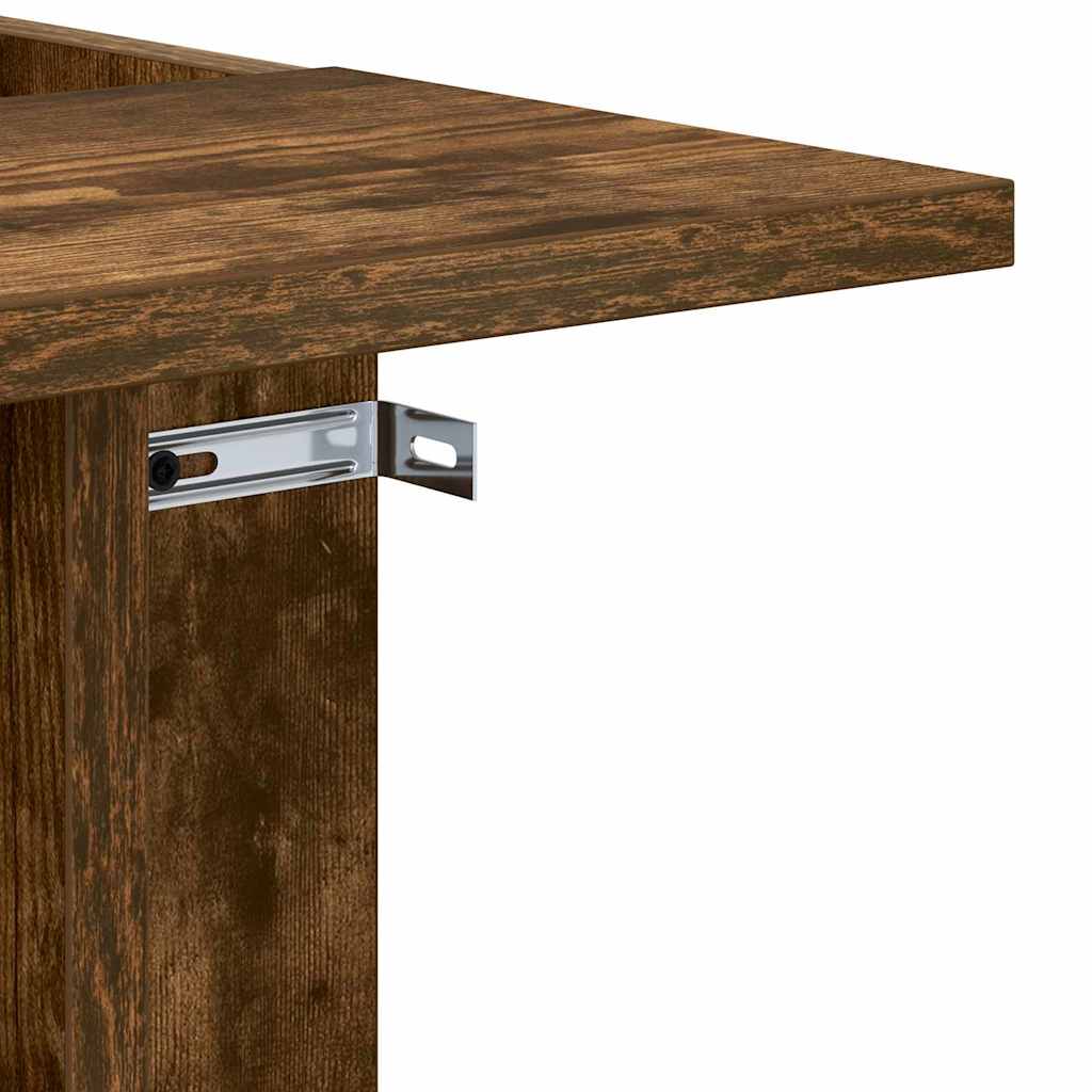 Table d'appoint Chêne fumé 35 x 40 x 55 cm Bois d'ingénierie - XIOS