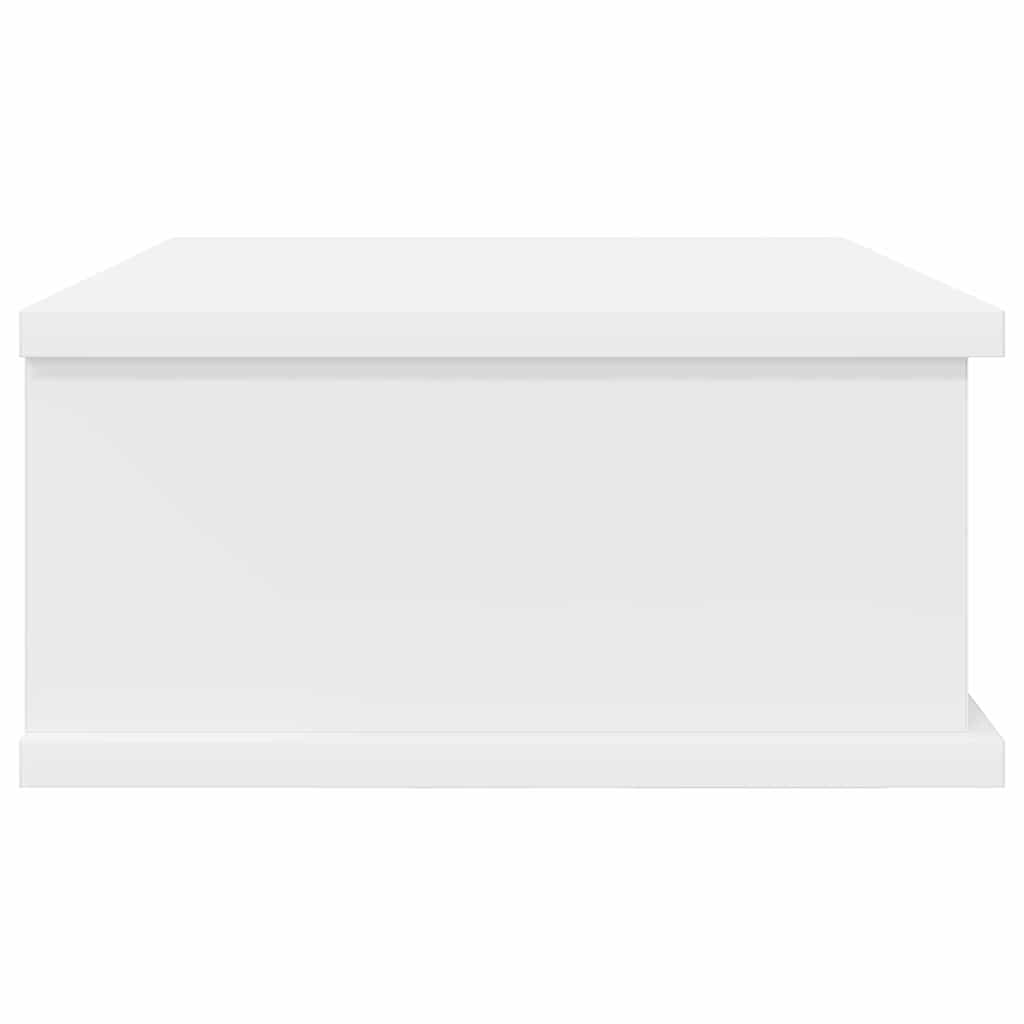 Table de chevet 2 pcs Blanc 40 x 31 x 15 cm Bois d'ingénierie - XIOS
