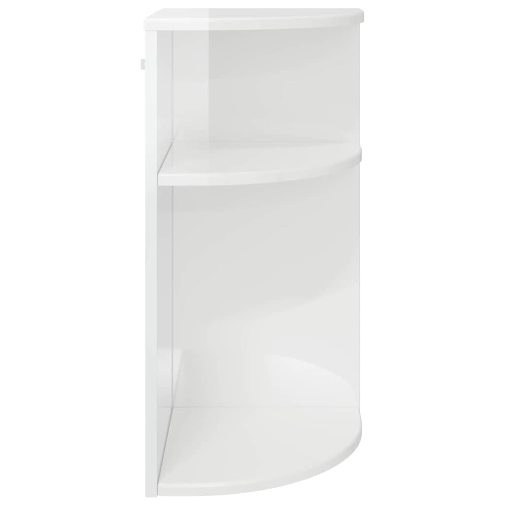 Table d'appoint Blanc brillant 29,6 x 29,6 x 60 cm - XIOS