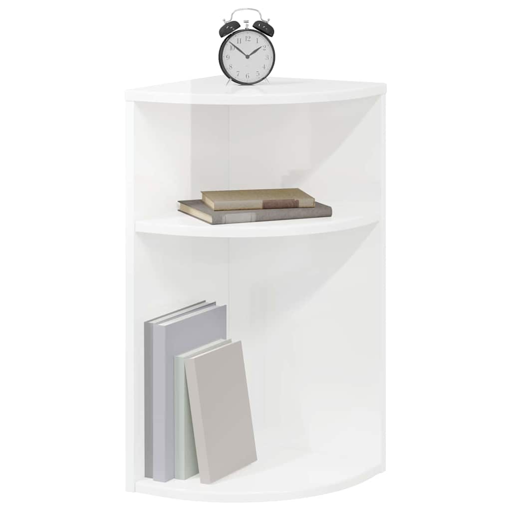 Table d'appoint Blanc brillant 29,6 x 29,6 x 60 cm - XIOS
