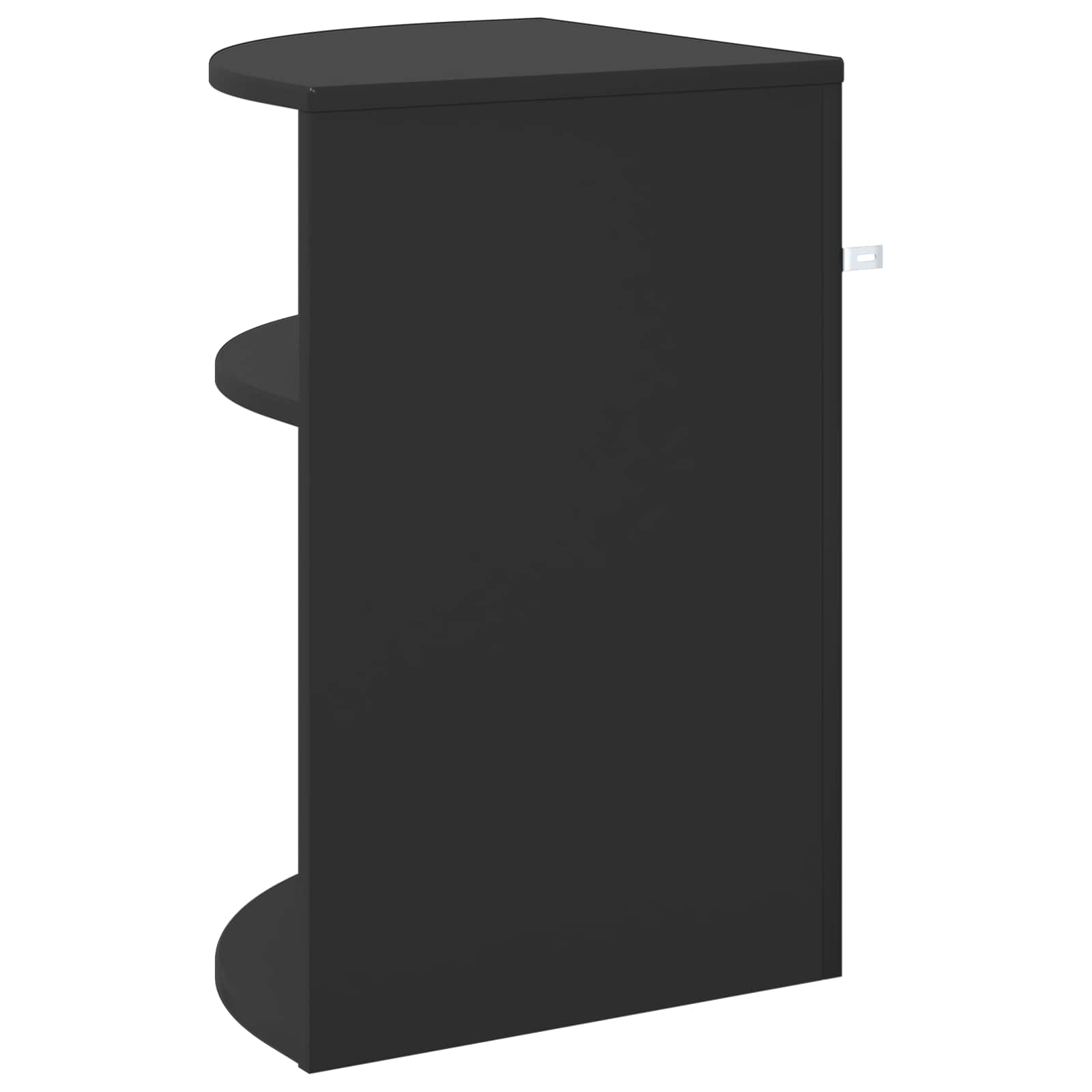 Table d'appoint Noir 39,7 x 39,7 x 60 cm Bois d'ingénierie