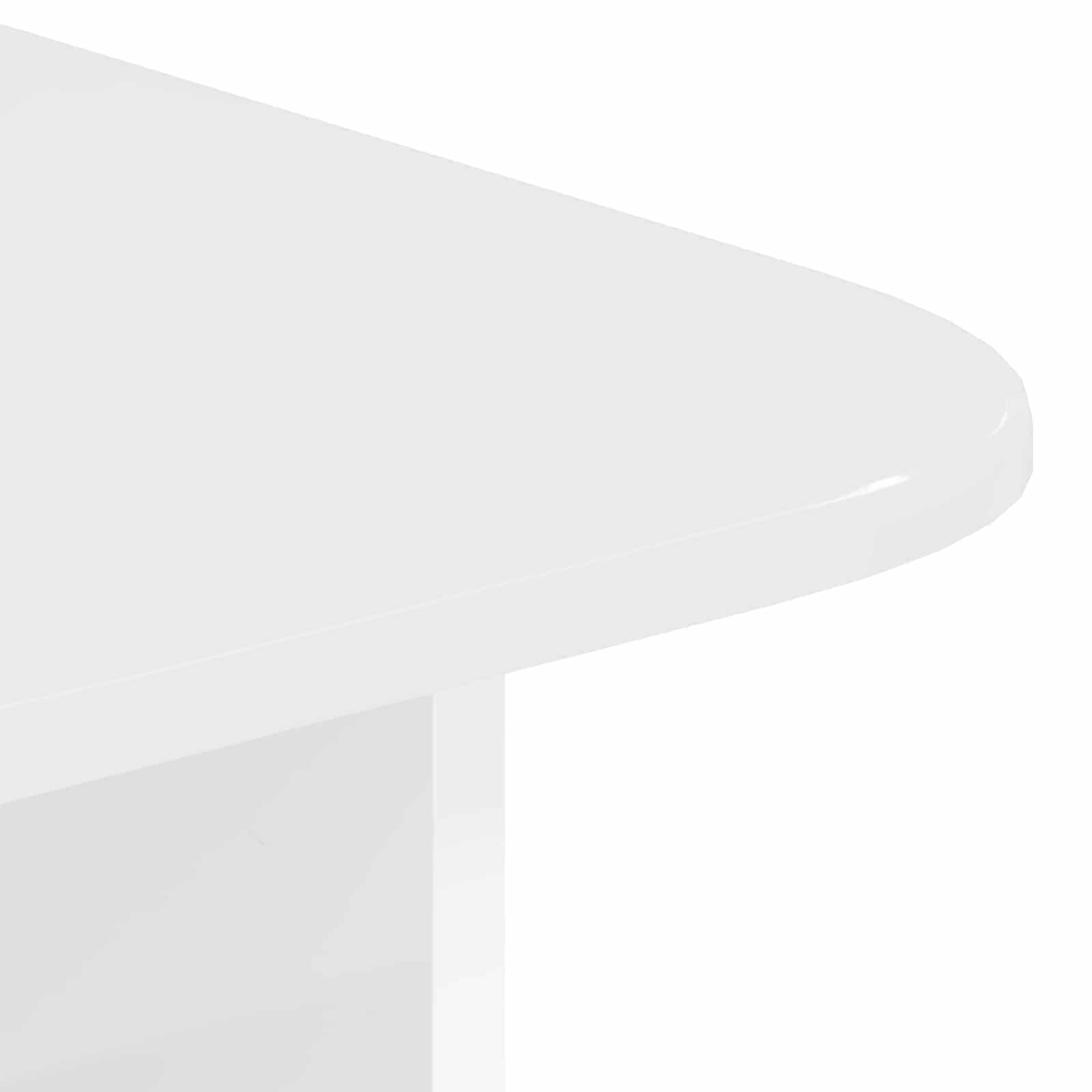 Table basse Blanc 93 x 53 x 33 cm Bois d'ingénierie - XIOS