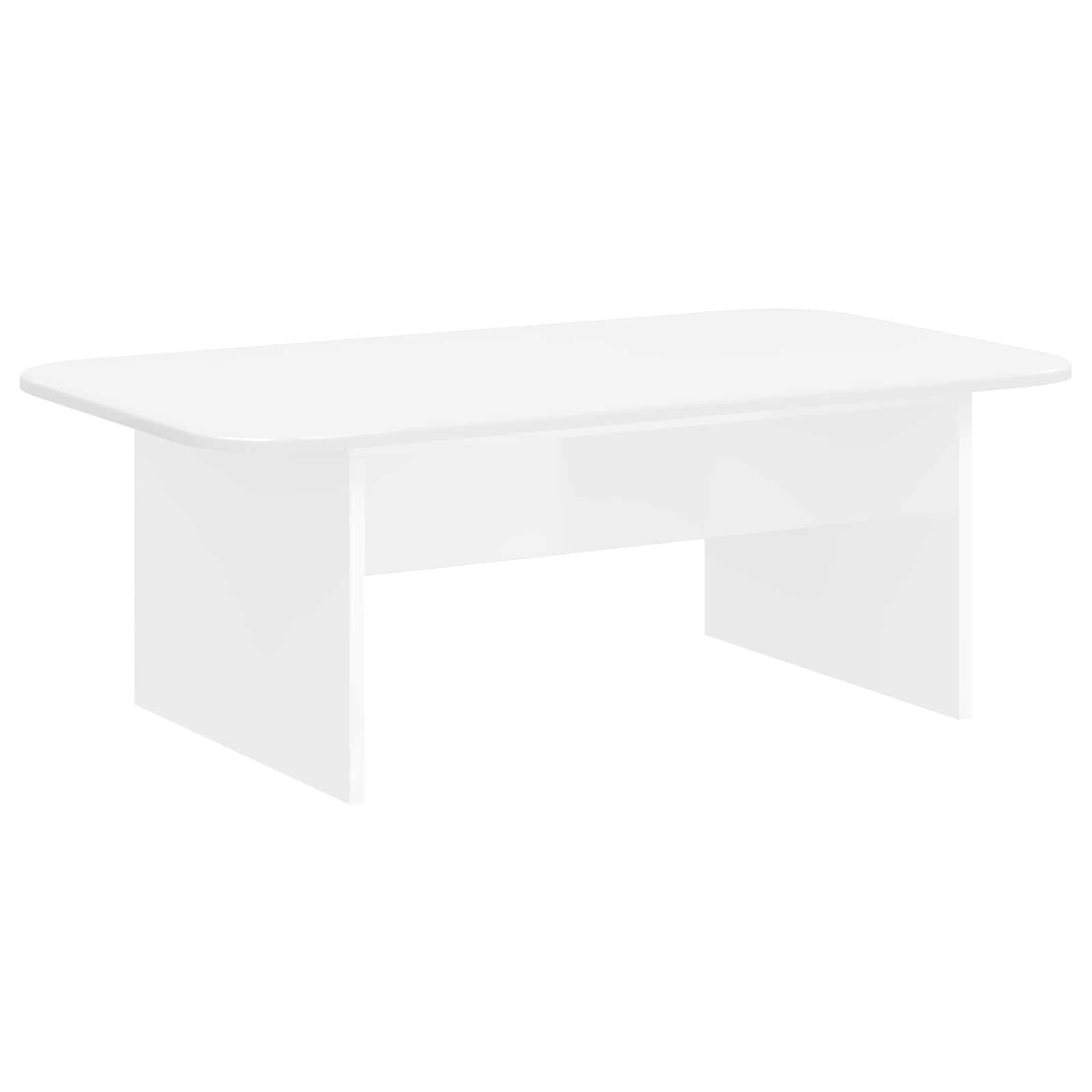 Table basse Blanc 93 x 53 x 33 cm Bois d'ingénierie - XIOS
