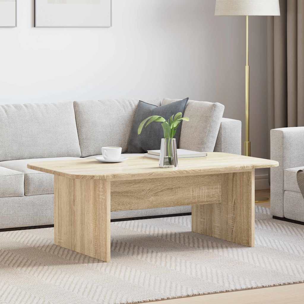Table basse Chêne Sonoma 93 x 53 x 33 cm Bois d'ingénierie - XIOS