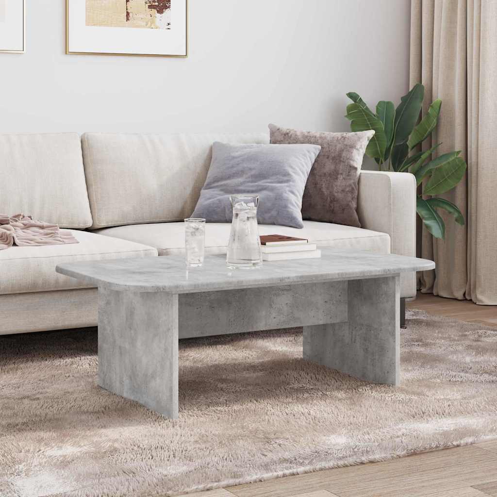 Table basse Gris béton 93 x 53 x 33 cm Bois d'ingénierie - XIOS