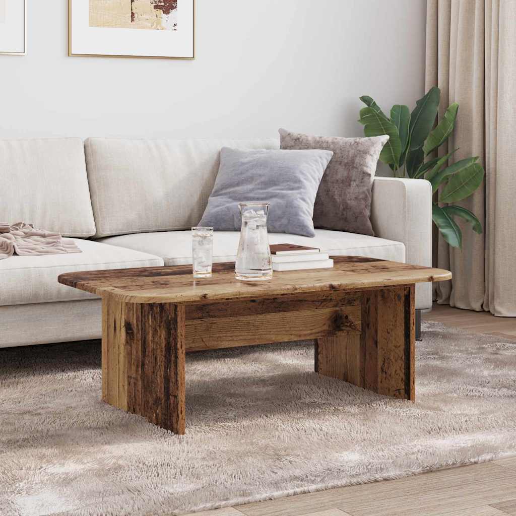 Table basse Bois ancien 93 x 53 x 33 cm Bois d'ingénierie - XIOS