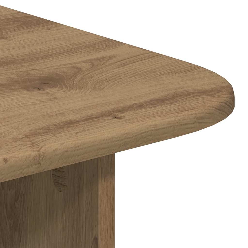 Table basse Chêne artisanal 93 x 53 x 33 cm Bois d'ingénierie - XIOS