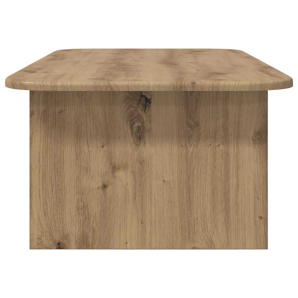 Table basse Chêne artisanal 93 x 53 x 33 cm Bois d'ingénierie - XIOS