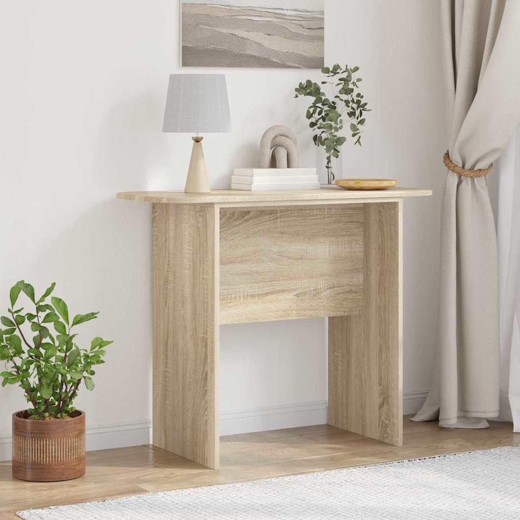 Table console Chêne Sonoma 93 x 40 x 75 cm Bois d'ingénierie - XIOS