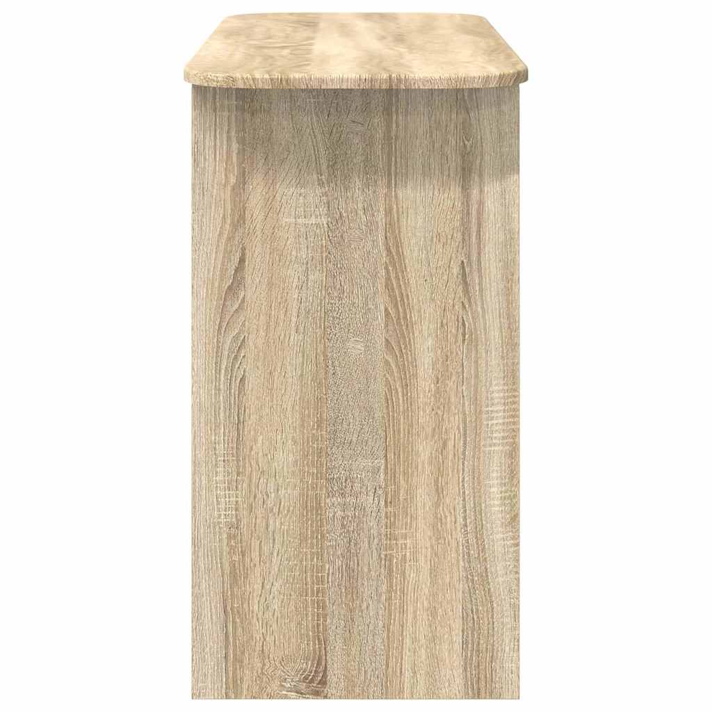 Table console Chêne Sonoma 93 x 40 x 75 cm Bois d'ingénierie - XIOS