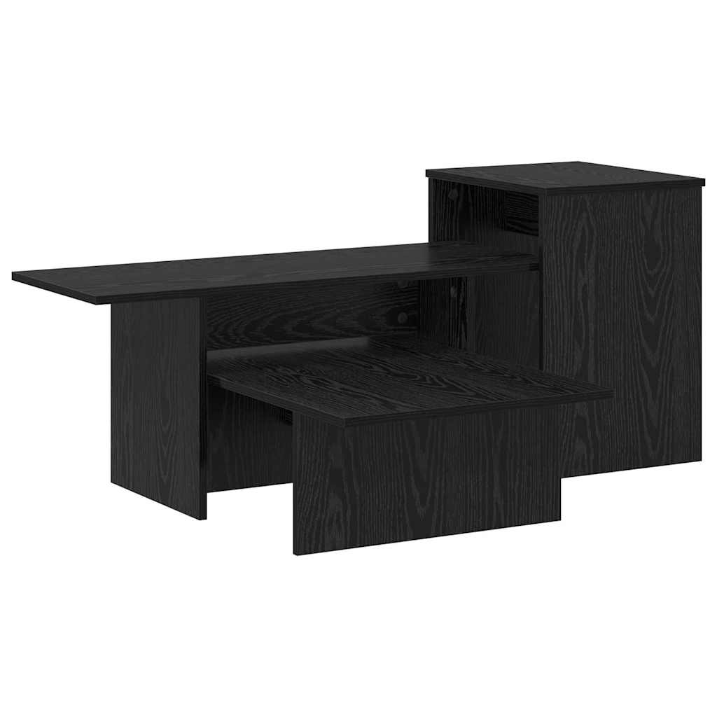 Table console Chêne noir 80 x 50 x 225 cm Bois d'ingénierie - XIOS