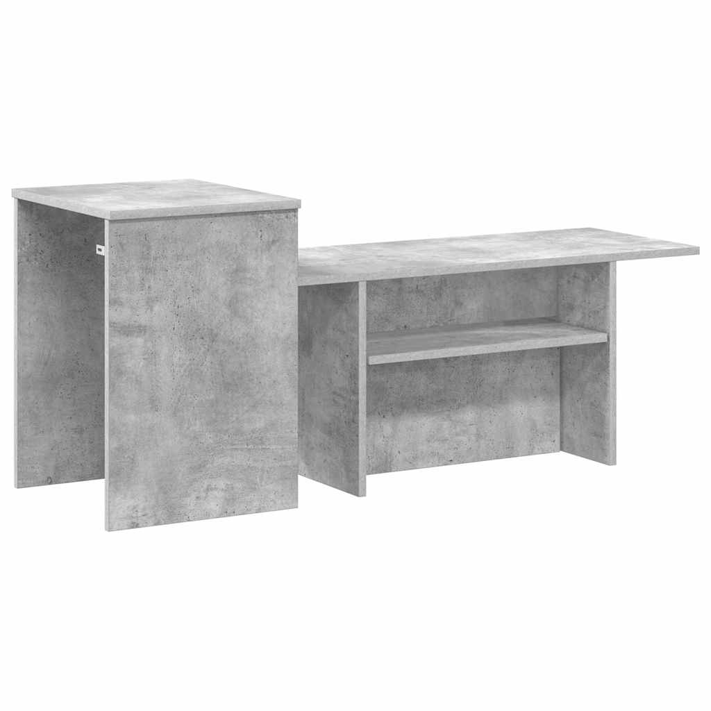 Table console Gris béton 80 x 50 x 225 cm Bois d'ingénierie - XIOS