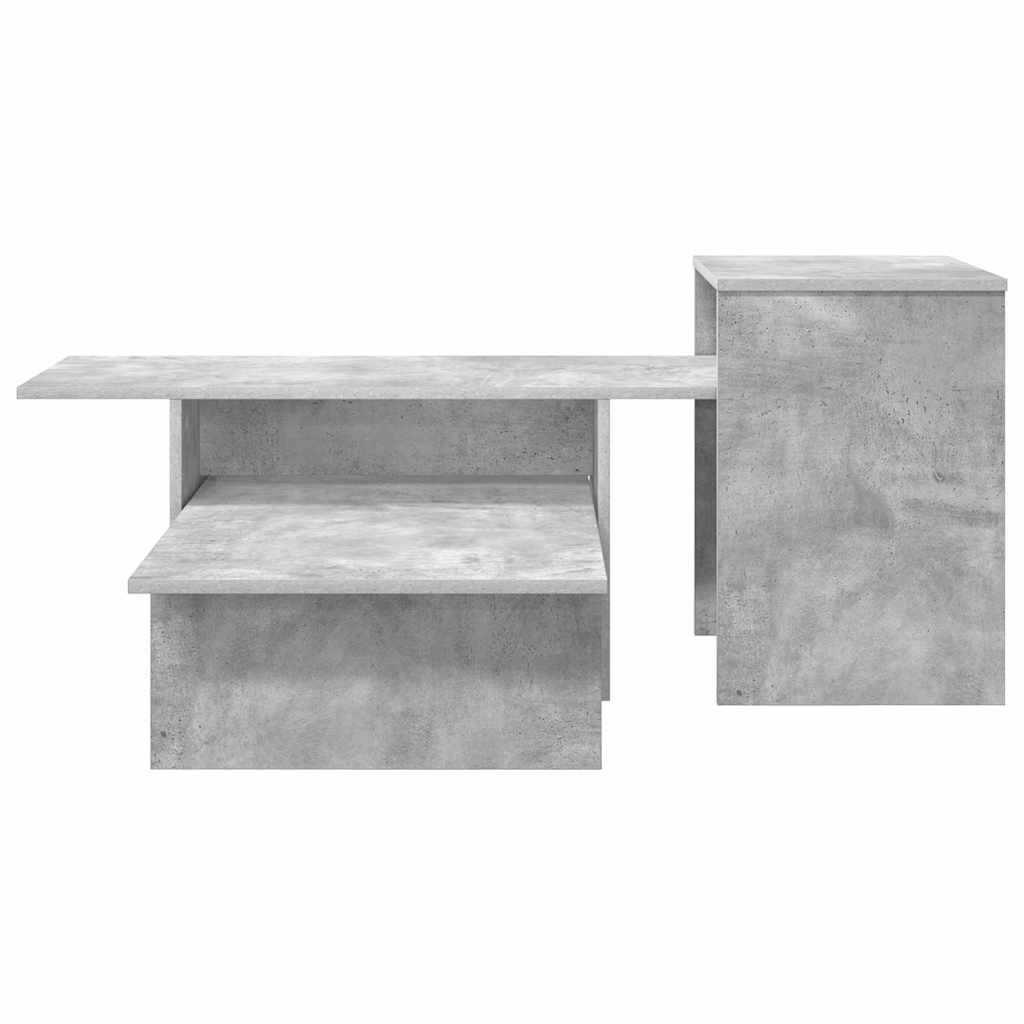 Table console Gris béton 80 x 50 x 225 cm Bois d'ingénierie - XIOS