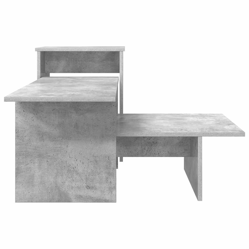 Table console Gris béton 80 x 50 x 225 cm Bois d'ingénierie - XIOS