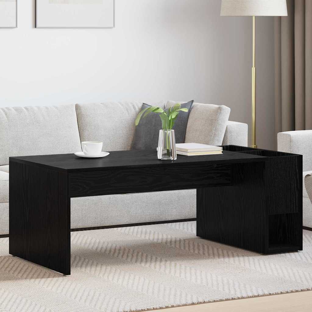 Table basse Chêne noir 101,5 x 50 x 37 cm Bois d'ingénierie - XIOS