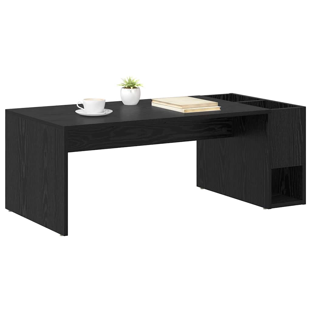 Table basse Chêne noir 101,5 x 50 x 37 cm Bois d'ingénierie - XIOS