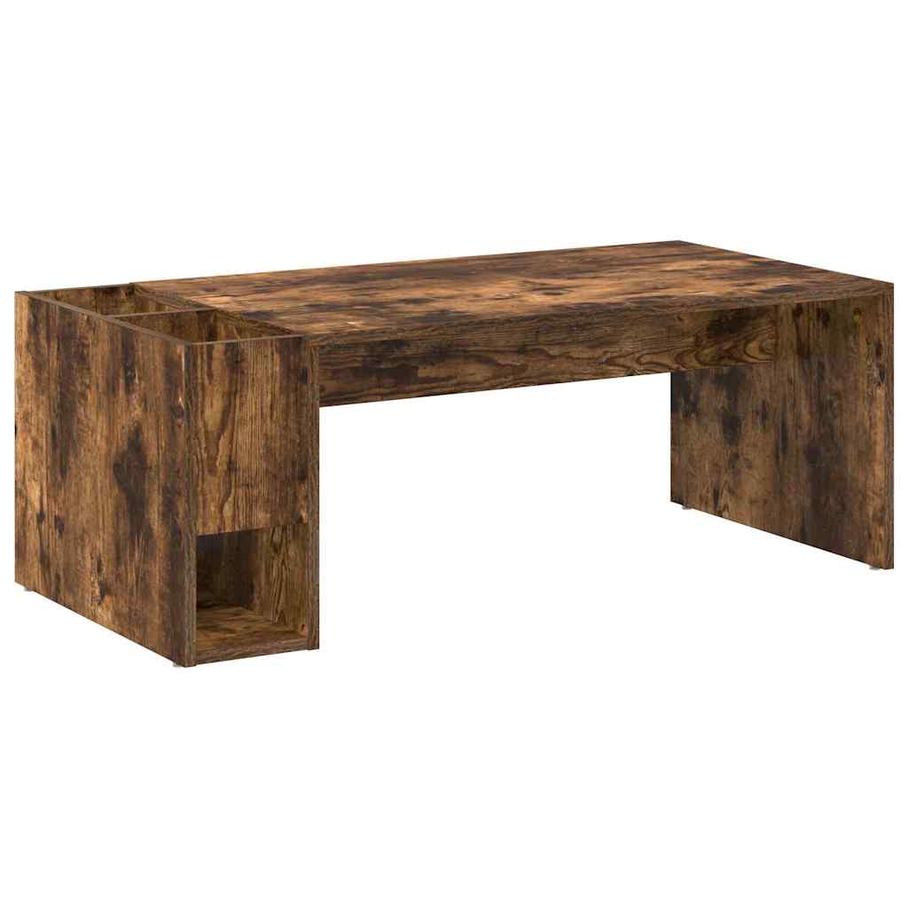 Table basse Chêne fumé 101,5 x 50 x 37 cm Bois d'ingénierie - XIOS