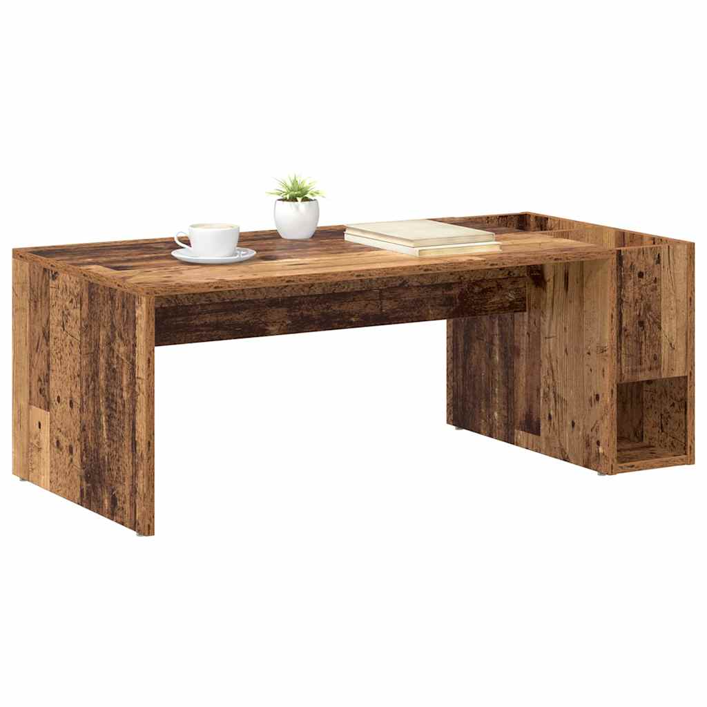 Table basse Bois ancien 101,5 x 50 x 37 cm Bois d'ingénierie - XIOS