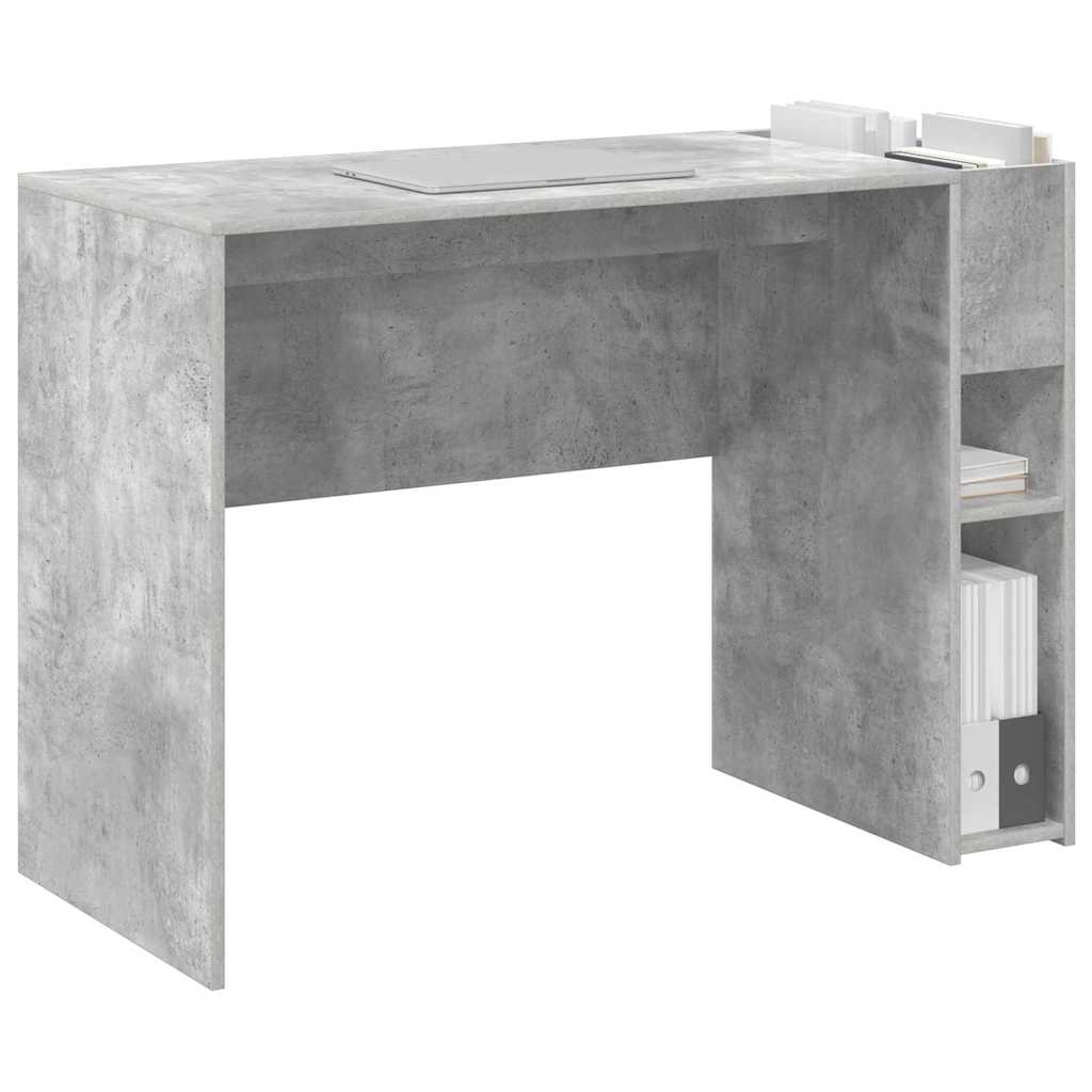 Bureau Gris béton 109 x 50 x 78 cm Bois d'ingénierie - XIOS