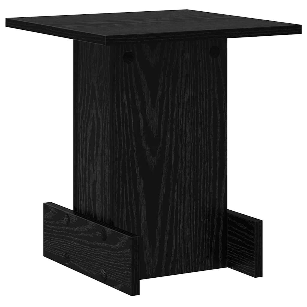 Table d'appoint Chêne noir 35,5 x 35 x 40 cm Bois d'ingénierie - XIOS