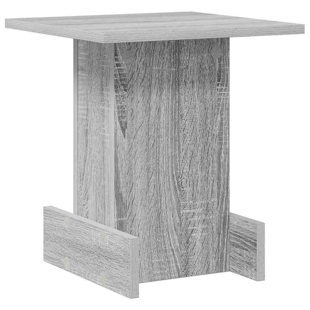 Table d'appoint Gris Sonoma 35,5 x 35 x 40 cm Bois d'ingénierie - XIOS
