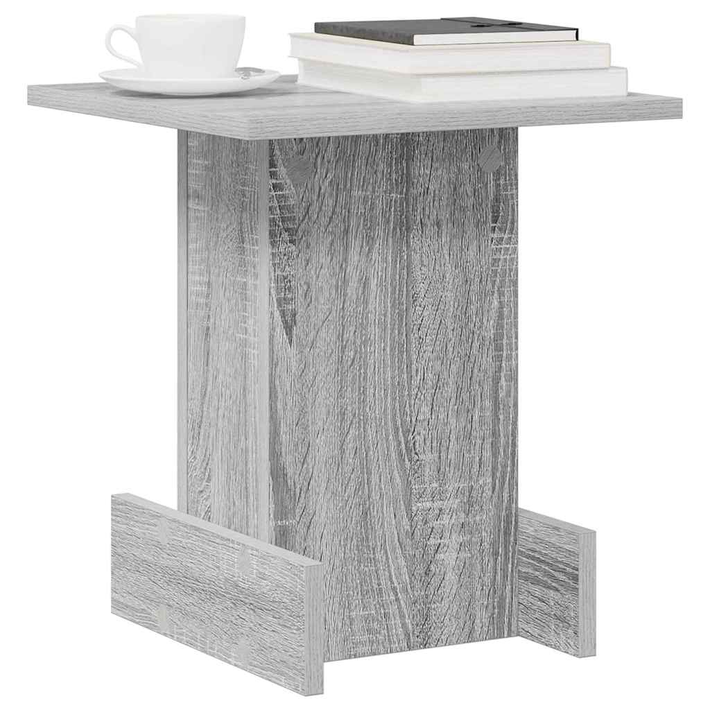 Table d'appoint Gris Sonoma 35,5 x 35 x 40 cm Bois d'ingénierie - XIOS