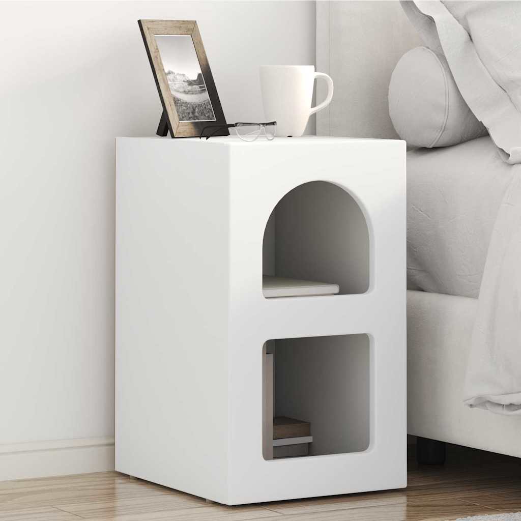Table de chevet 2 pcs Blanc 29,5 x 33,5 x 50 cm - XIOS