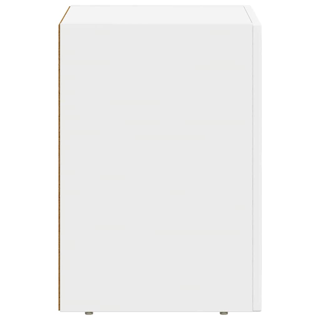Table de chevet 2 pcs Blanc 29,5 x 33,5 x 50 cm - XIOS