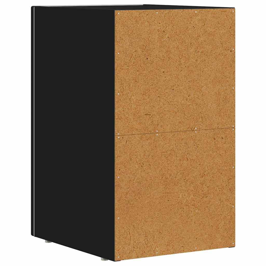 Table de chevet 2 pcs Noir 29,5 x 33,5 x 50 cm - XIOS