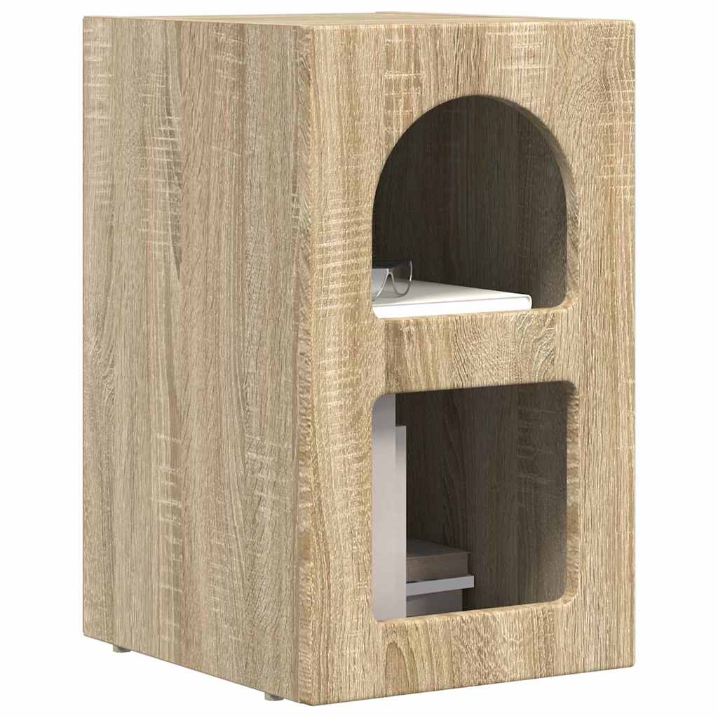 Table de chevet 2 pcs Chêne Sonoma 29,5 x 33,5 x 50 cm - XIOS