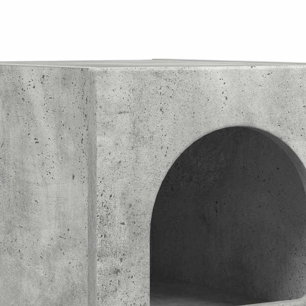 Table de chevet 2 pcs Gris béton 29,5 x 33,5 x 50 cm - XIOS