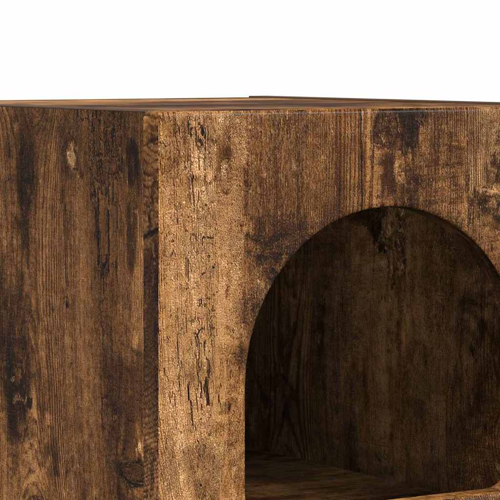 Table de chevet 2 pcs Chêne fumé 29,5 x 33,5 x 50 cm - XIOS