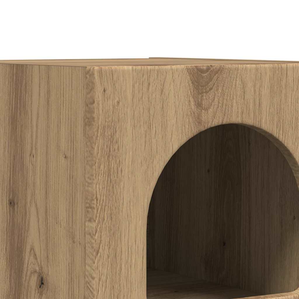 Table de chevet 2 pcs Chêne artisanal 29,5 x 33,5 x 50 cm - XIOS