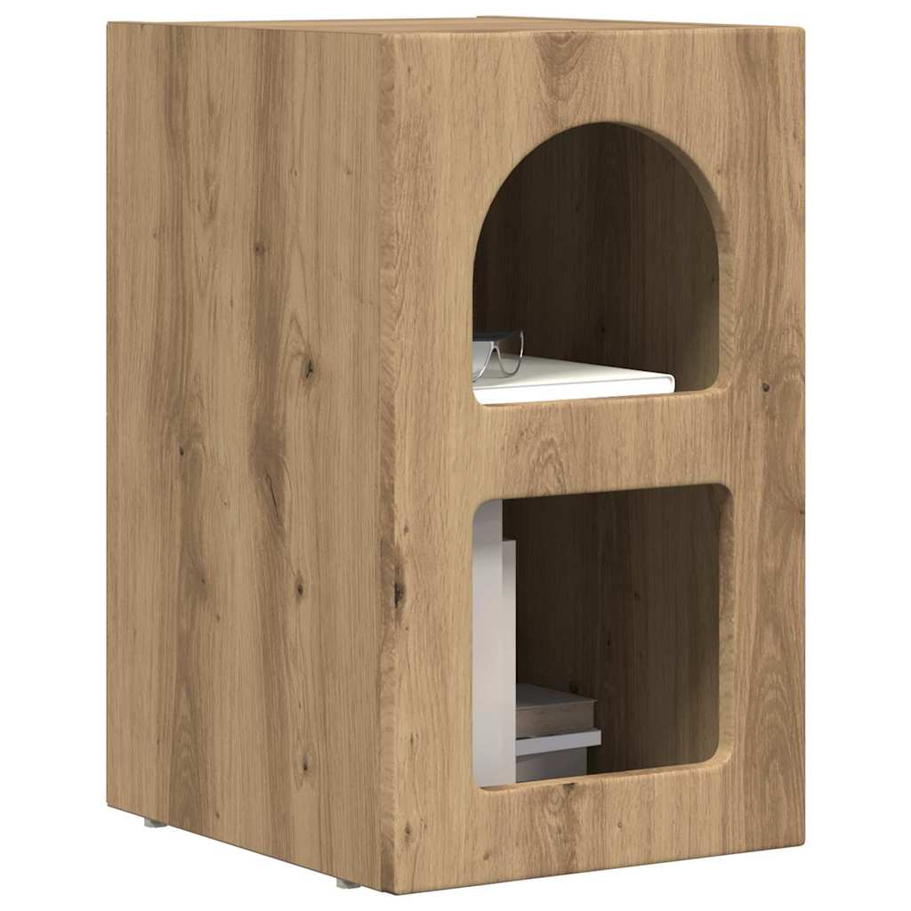 Table de chevet 2 pcs Chêne artisanal 29,5 x 33,5 x 50 cm - XIOS