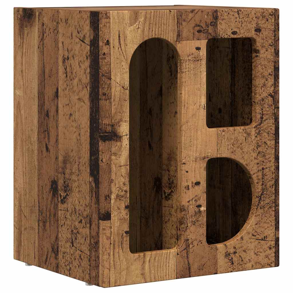 Table de chevet 2 pcs Bois ancien 40 x 35 x 50 cm - XIOS