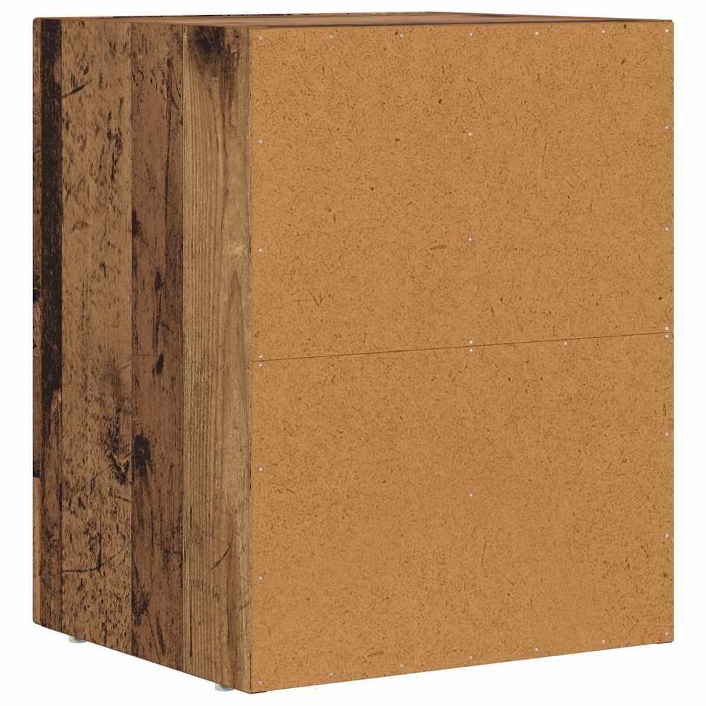 Table de chevet 2 pcs Bois ancien 40 x 35 x 50 cm - XIOS