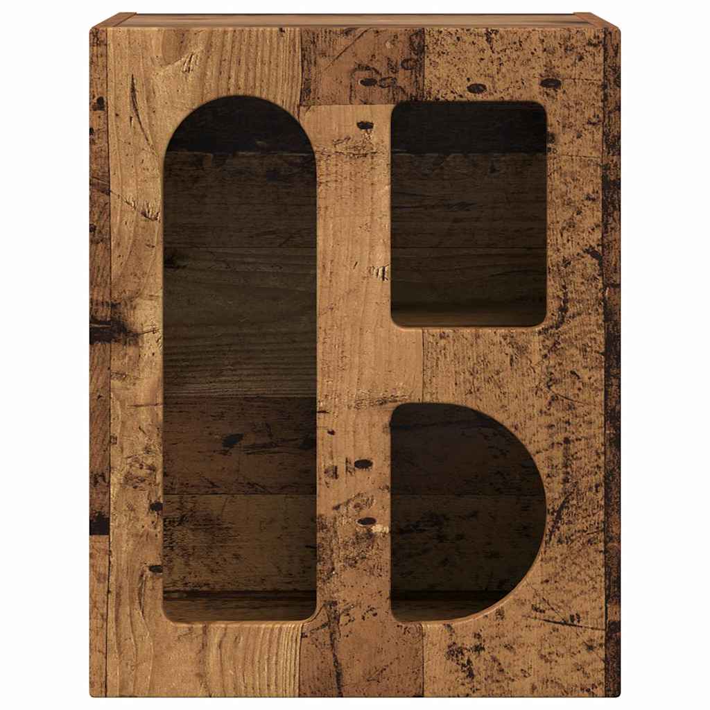 Table de chevet 2 pcs Bois ancien 40 x 35 x 50 cm - XIOS