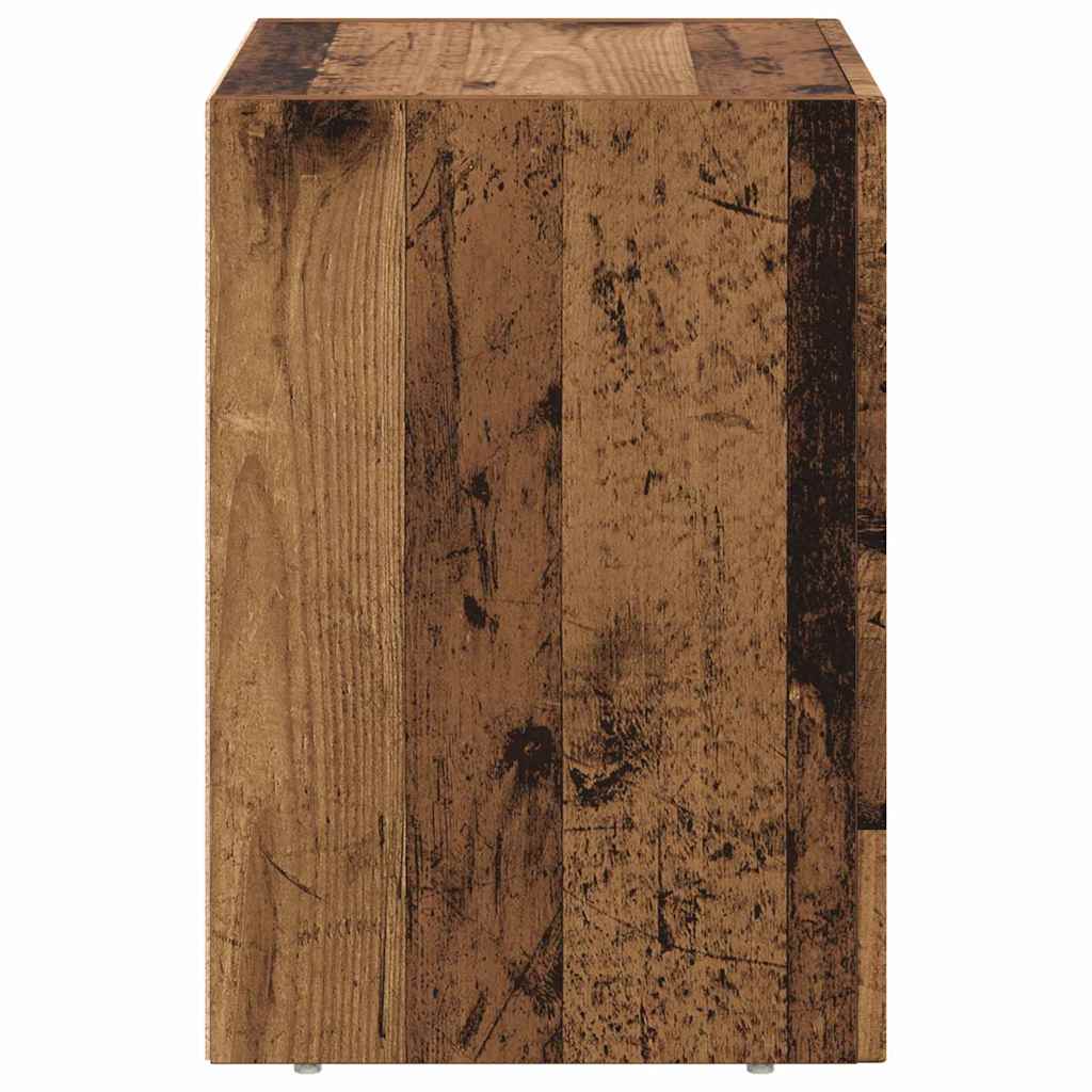 Table de chevet 2 pcs Bois ancien 40 x 35 x 50 cm - XIOS