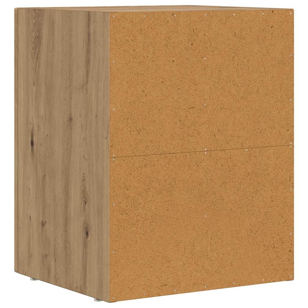 Table de chevet 2 pcs Chêne artisanal 40 x 35 x 50 cm - XIOS