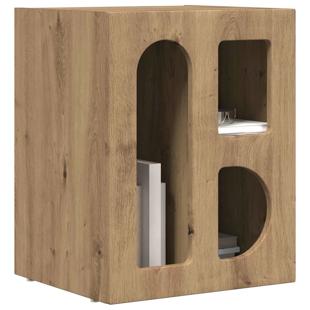 Table de chevet 2 pcs Chêne artisanal 40 x 35 x 50 cm - XIOS