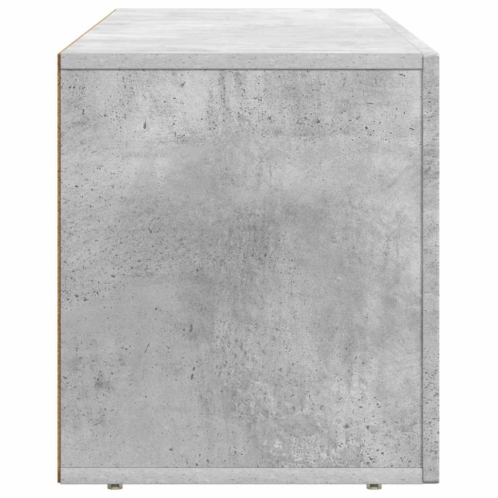 Meuble TV Gris béton 100 x 35 x 40 cm Bois d'ingénierie - XIOS