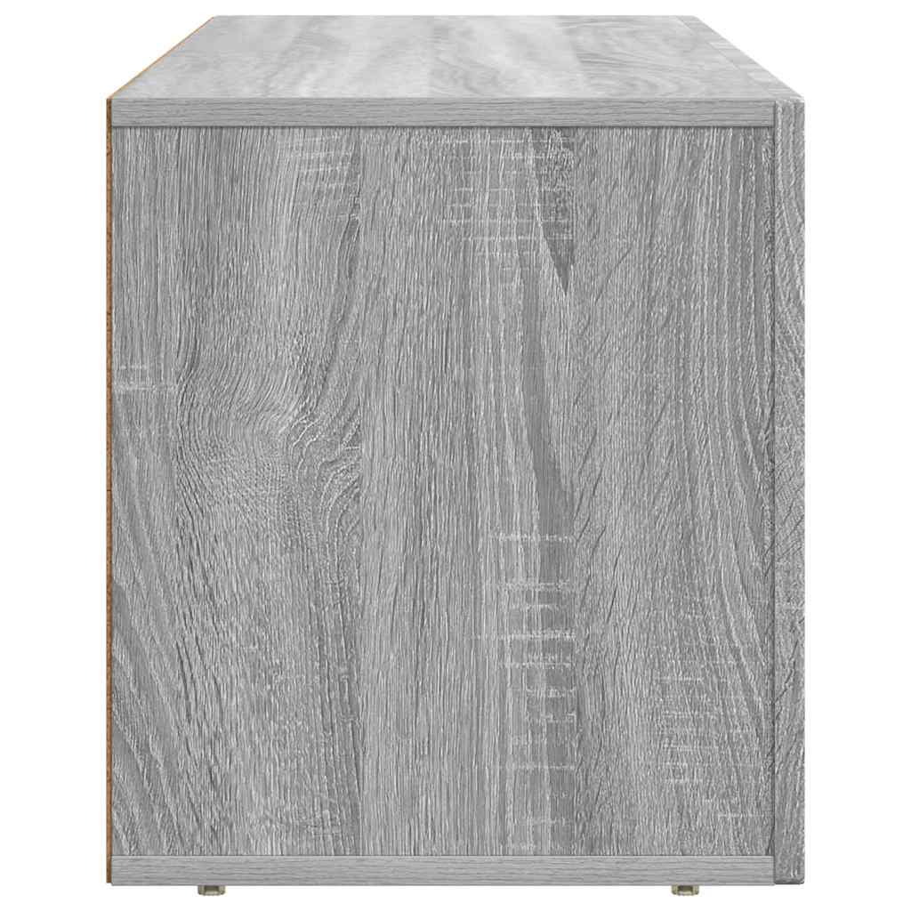 Meuble TV Gris Sonoma 100 x 35 x 40 cm Bois d'ingénierie - XIOS